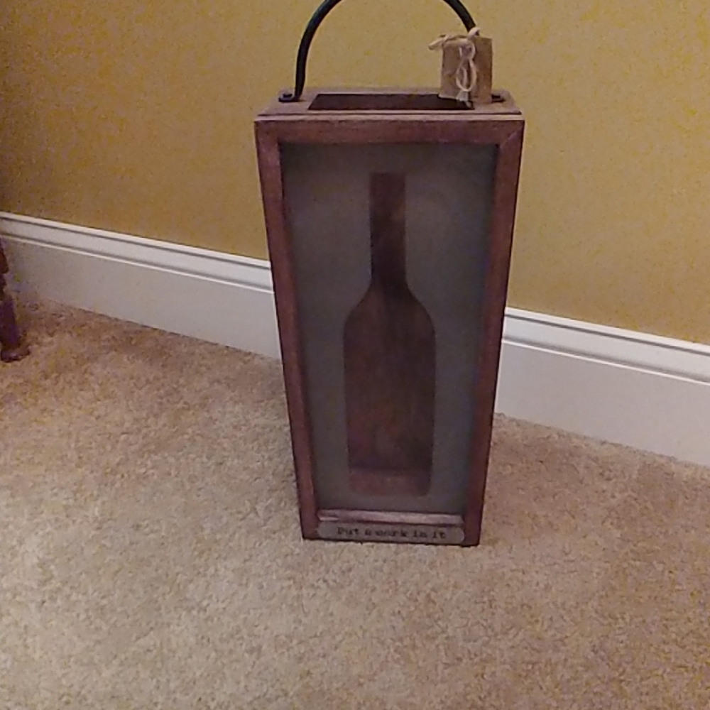 Wine cork holder